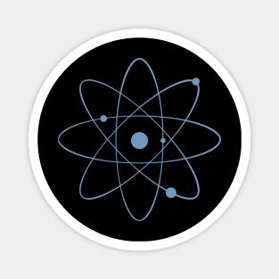 The Atom (icon symbolizes the atom in light blue) - ORENOB Magnet